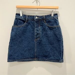 J. Galt Denim Mini Skirt Size M Blue